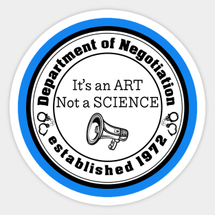 It's Art not a Science Sticker